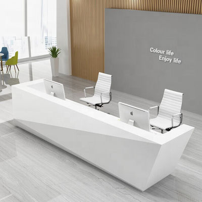 Op maat gemaakte receptie ontwerpen modern kantoor receptie aan de receptie ontwerpen
