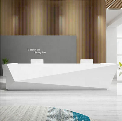 Op maat gemaakte receptie ontwerpen modern kantoor receptie aan de receptie ontwerpen
