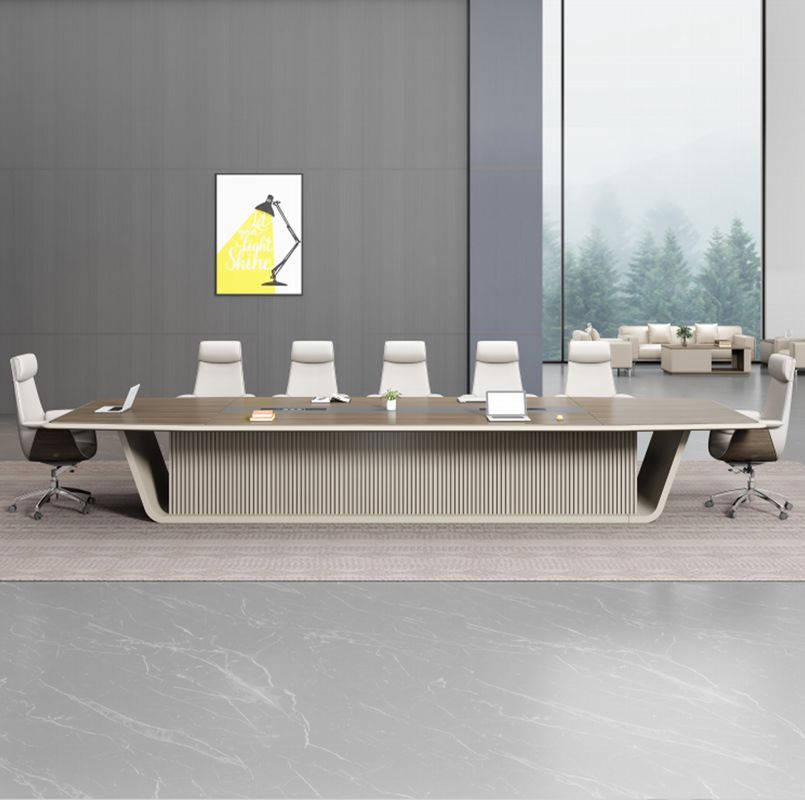 Populaire mode kantoormeubilair vergadertafel Luxe vergaderruimte Houten kantoor vergaderruimte Tafel Conferentietafel