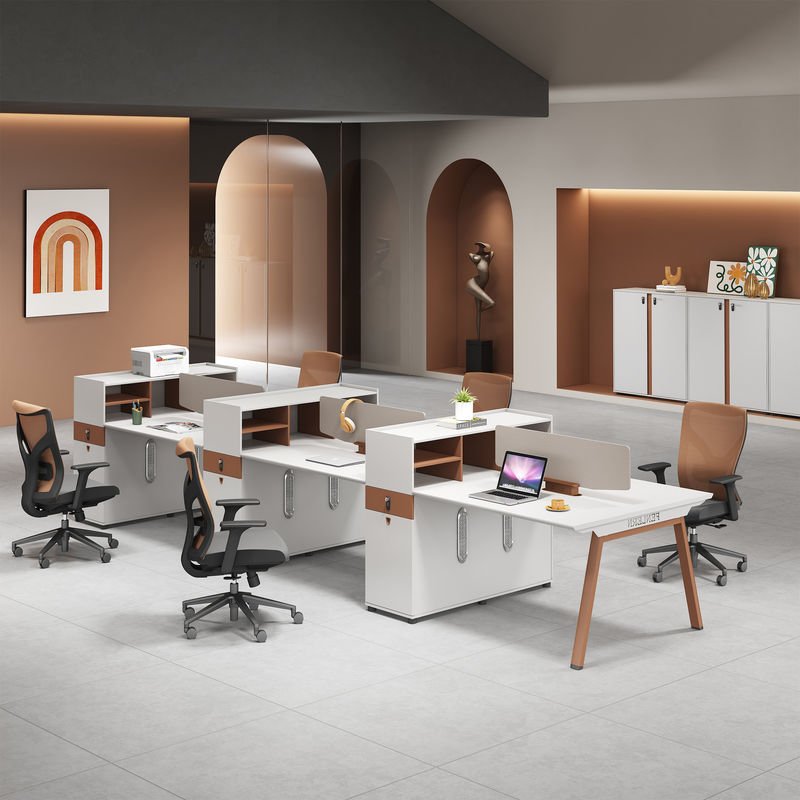 Moderne 2 4 6 Persoon kantoor bureaubureaus kantoorcubicle werkstation bureau tafel open modulair kantoormeubilair werkstation bureau