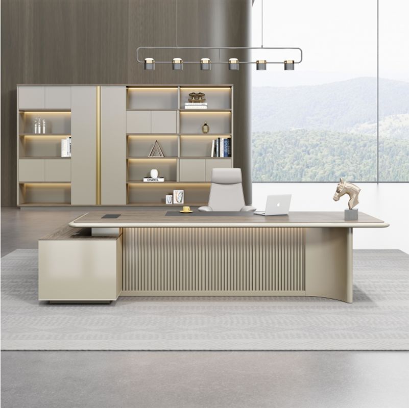 Premium Office Meubels Manager Desk Office Moderne Houten Tafel Office Desk Computer Tafel Desk