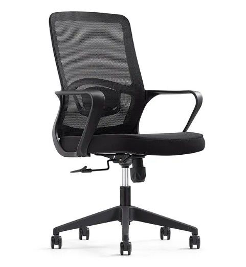 Hoge rug verstelbare computerpersoneelstoel draaibare maas ergonomische manager kantoorstoelen met wielen
