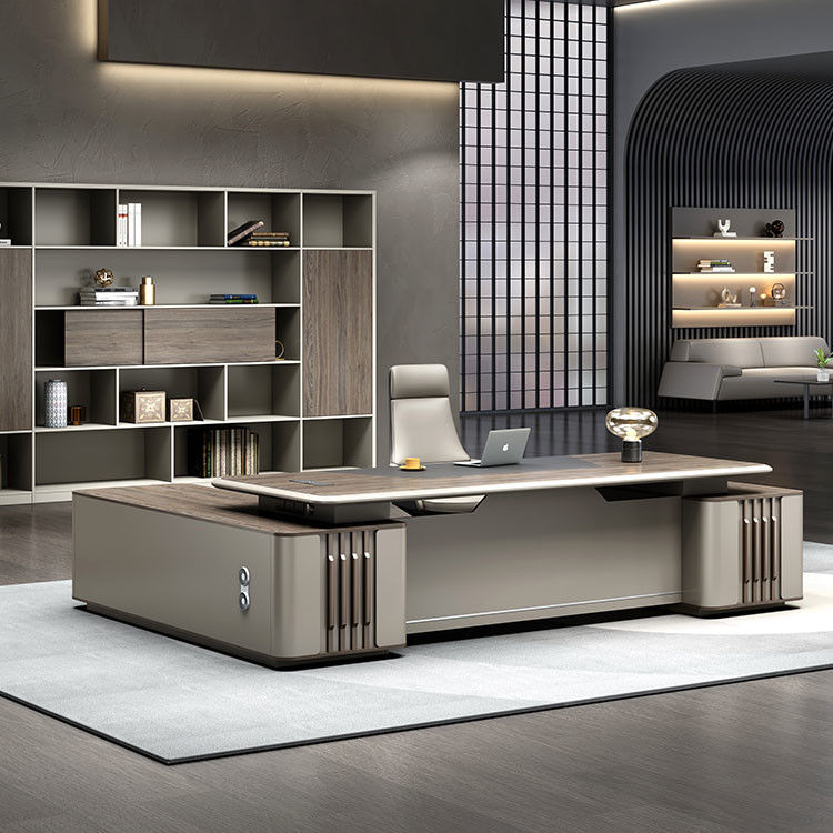 Luxe Houten CEO tafels Baas Manager kantoor tafel Moderne Executive Bureaus Escritorio Bureaubureau