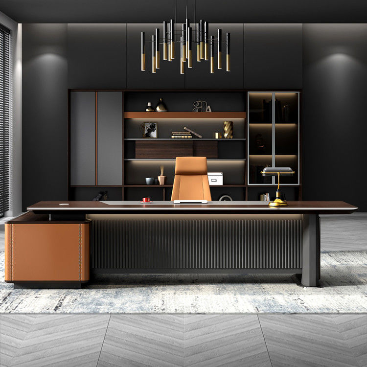 Fabriek Custom Modern Design L Shape Directeur Beheerder CEO Baas Desk Executive Office Desk Meubels Set