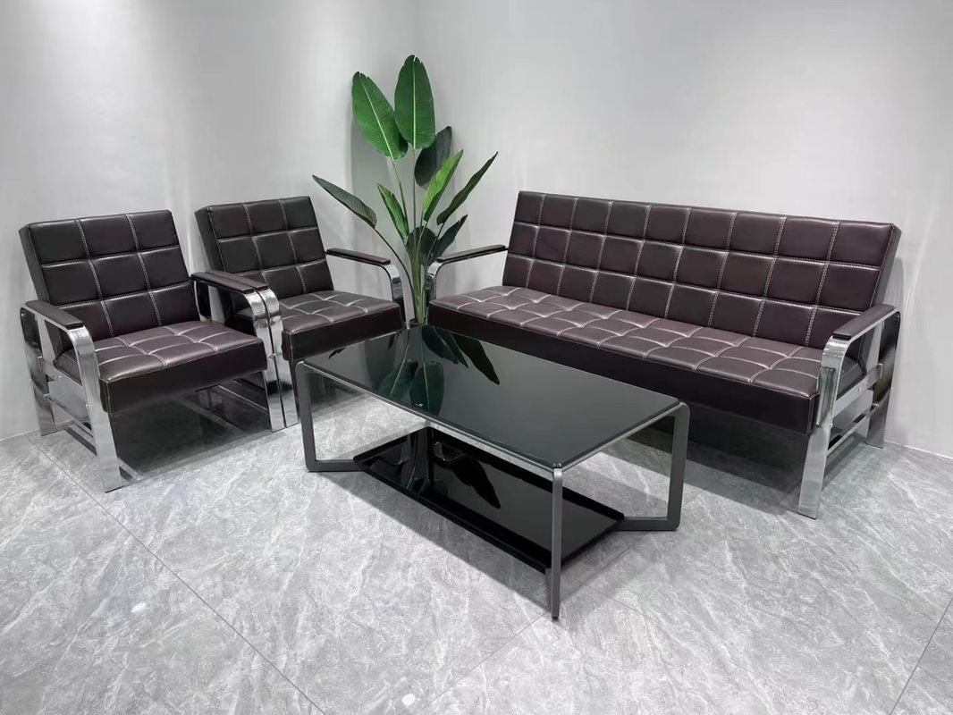 Moderne schoonheidsspa salon Wachtruim Sofa 1 3 zitplaatsen Comfort Office Sofa Lederacceptatie Sofa Sofa