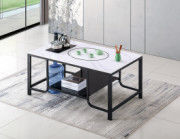 Nieuwe stijl moderne eenvoudige koffietafel voor kantoor woonkamer klein huishouden Duurzame ijzeren draad koffietafel