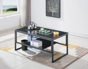 Moderne eenvoudige koffietafel voor kantoor woonkamer klein huishouden Duurzame ijzeren draad koffietafel met hoge prestaties