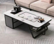 Moderne ontvangstkamer thee tafel kantoormeubelen Luxe houten woonkamer koffietafel High End koffietafel
