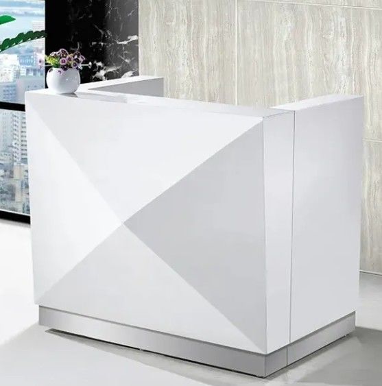 Hoogwaardige moderne ontwerpen Kantoor Voorkant schoonheidssalon spa toonbank Tafel Kantoor kleine recepties